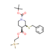 cis-3-benzylsulfanylpi peridine-1,4-dicarboxylic acid 1-tert-butyl ester 4-(2-trimethylsilanylethyl) ester