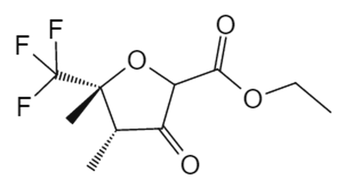 (4R,5R)-4,5-二甲基-3-氧代-5-(三氟甲基)四氢呋喃-2-羧酸乙酯