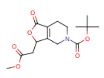 tert-butyl 3-(2-methoxy-2-oxoethyl)-1-oxo-3,4,6,7-tetrahydrofuro[3,4-c]pyridine-5(1H)-carboxylate
