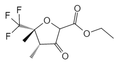 (4R,5R)-4,5-二甲基-3-氧代-5-(三氟甲基)四氢呋喃-2-羧酸乙酯